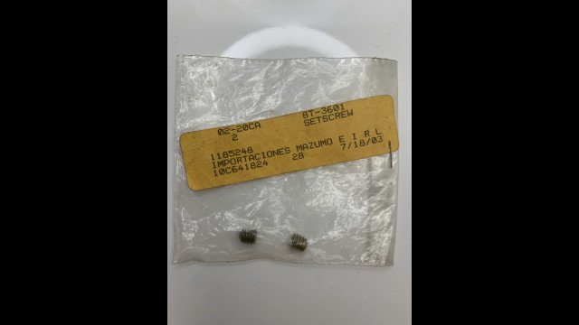 8T3601 SETSCREW CTP Original para Maquinaria Pesada