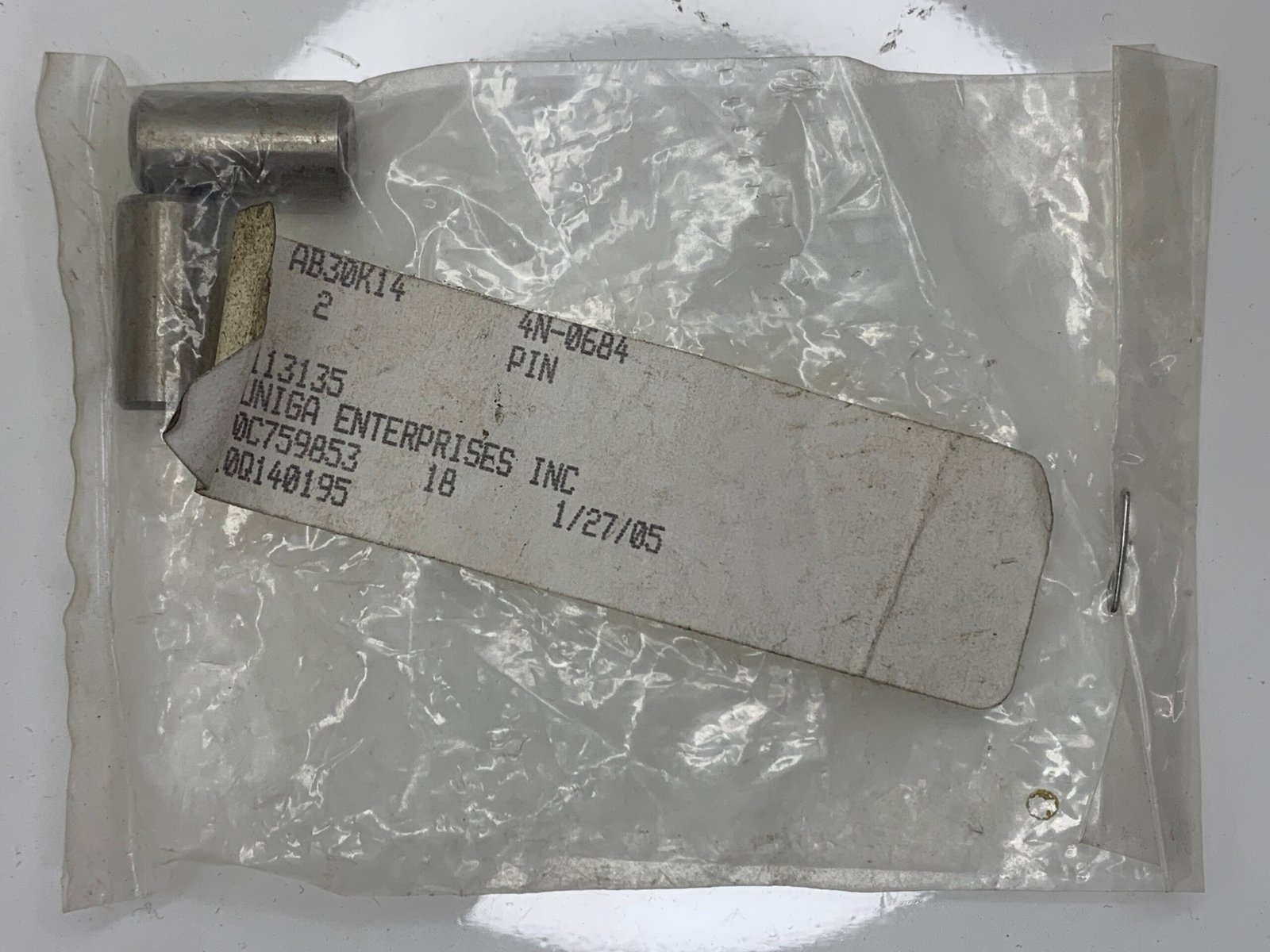 4N0684 PIN CTP original para maquinaria pesada