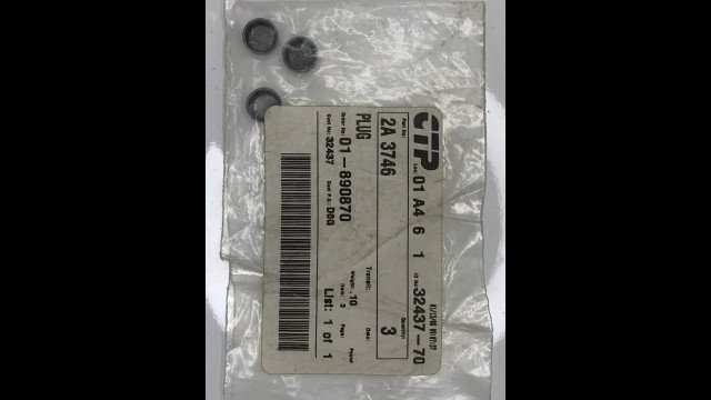 2A3746 PLUG CTP Original para Maquinaria Pesada