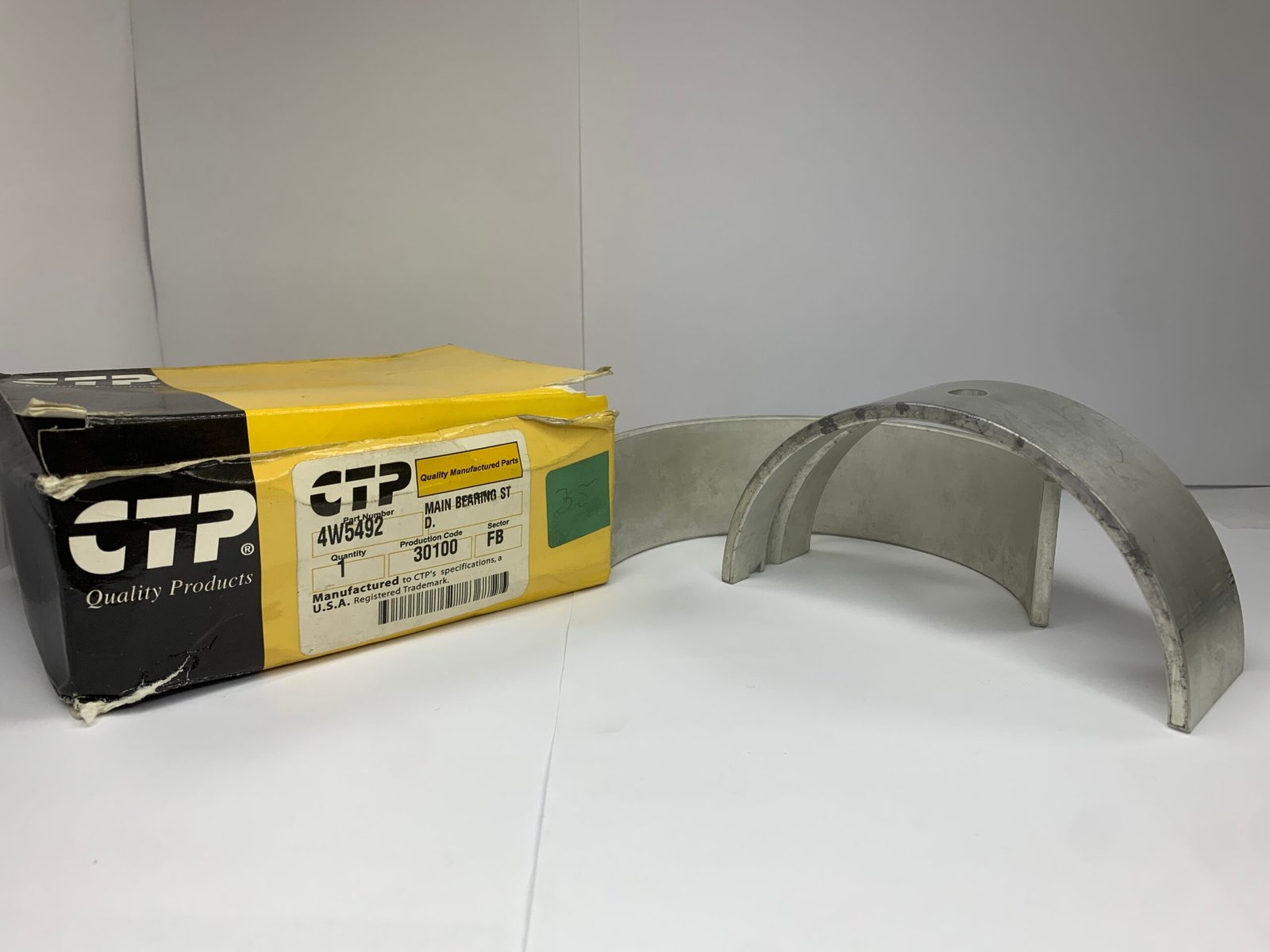 4W5492 MAIN BEARING STD CTP original para maquinaria pesada