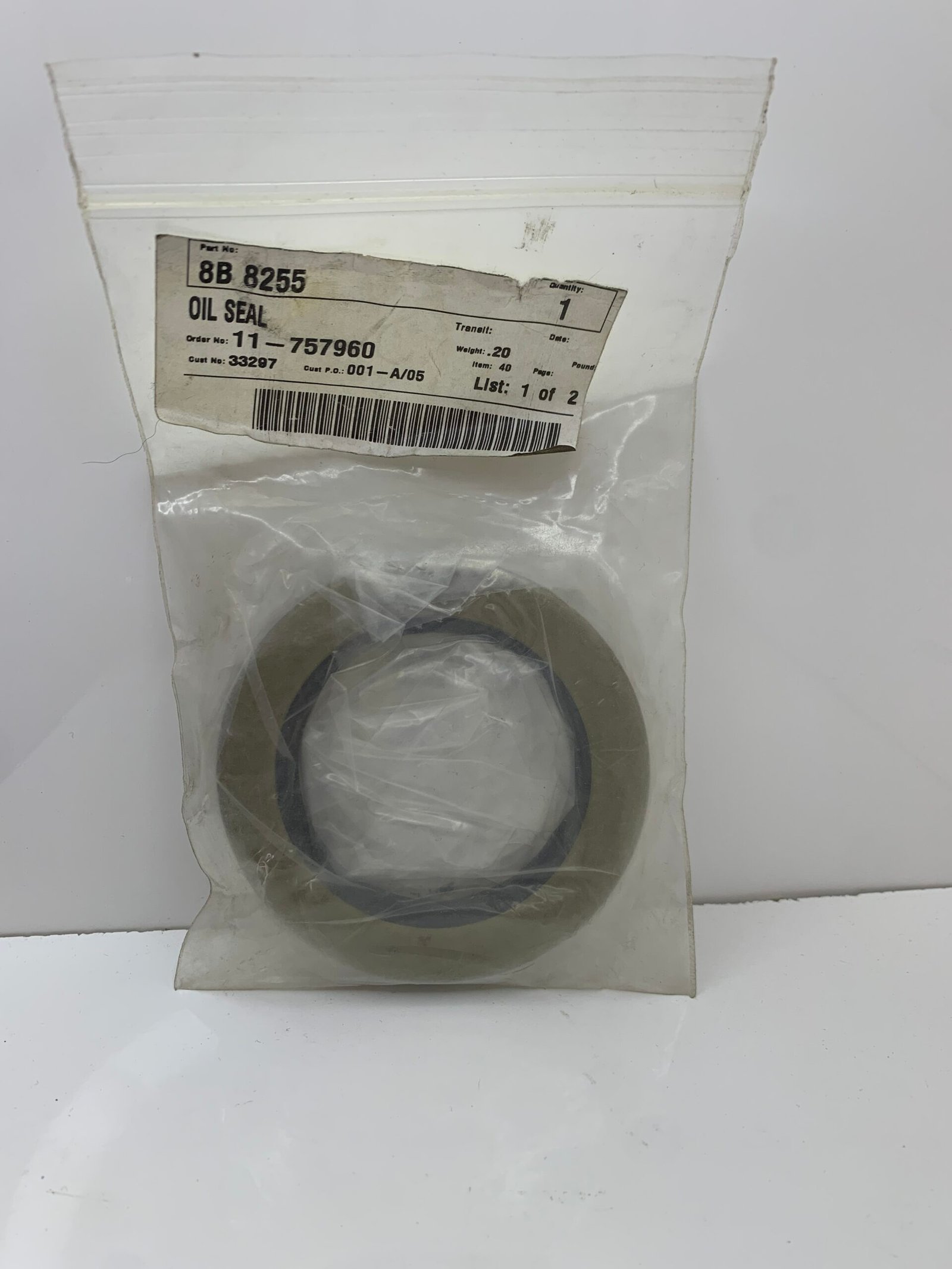 8B8255 OIL SEAL CTP original para maquinaria pesada