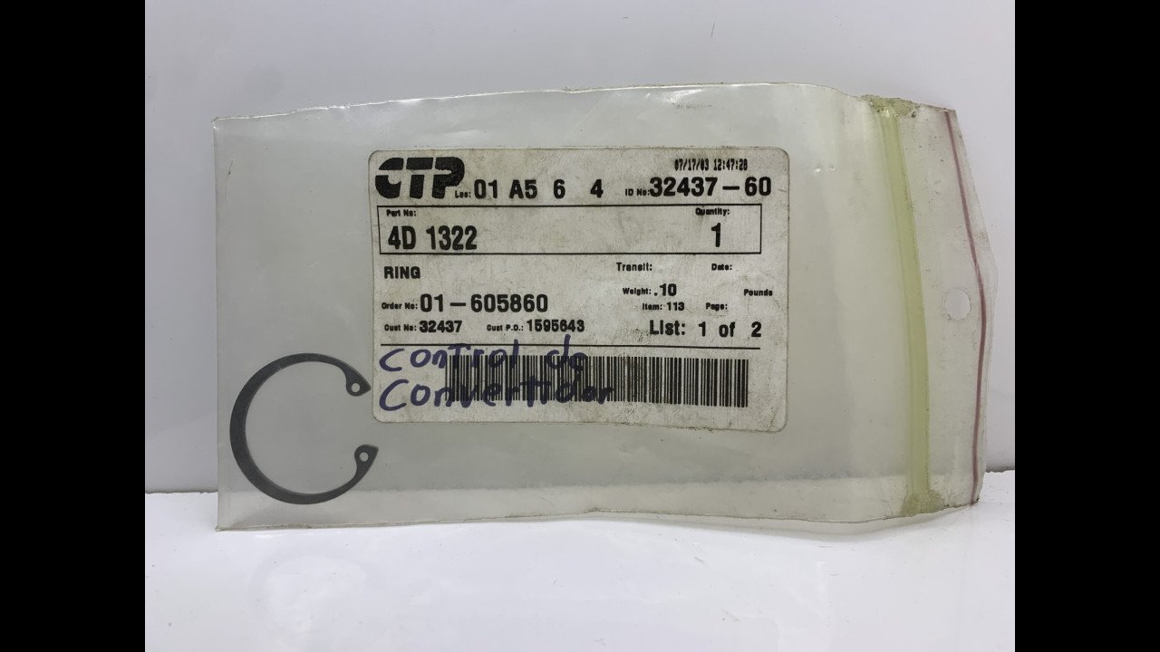 4D1322 RING CTP original para maquinaria pesada 4D1322 RING CTP original para maquinaria pesada