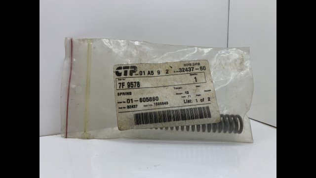 7F9578 SPRING CTP Original para Maquinaria Pesada