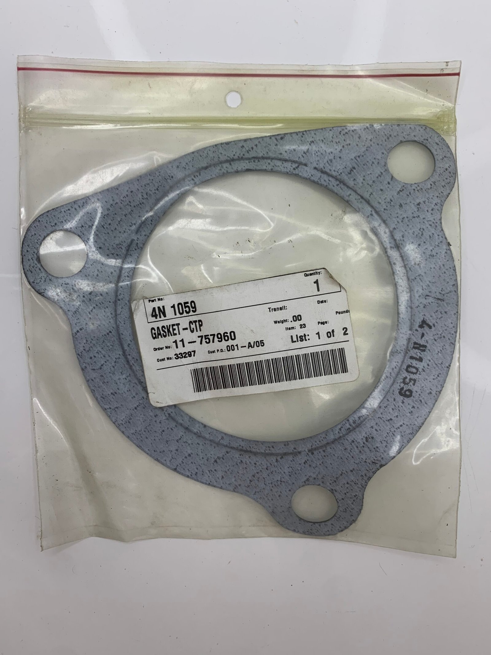 4N1059 GASKET CTP original para maquinaria pesada