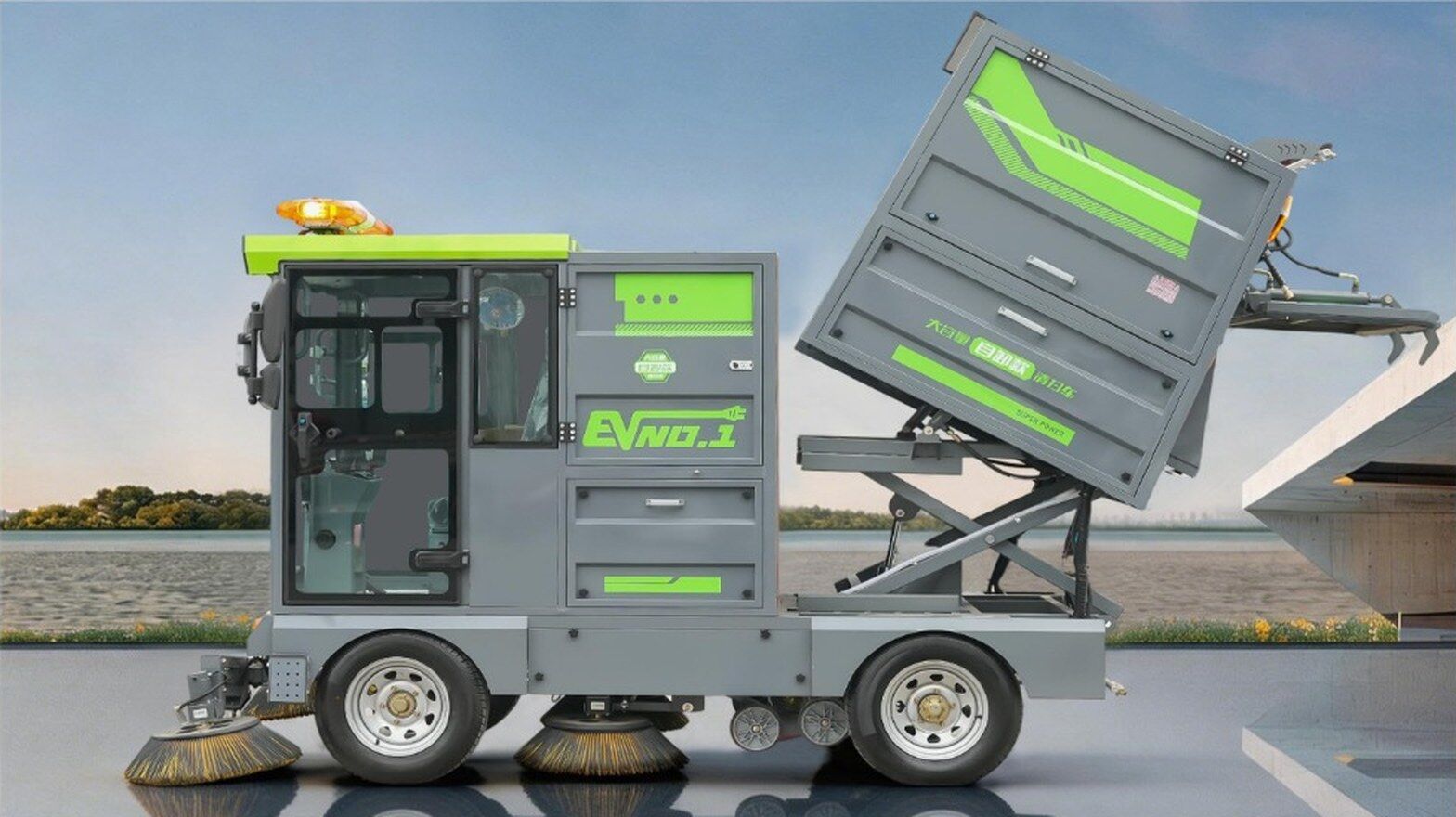 Barredora eléctrica ZMT 6C vista general