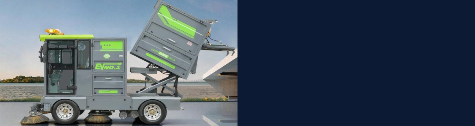 Barredoras eléctricas ZMT Made in China para importación en Perú - Electric sweepers